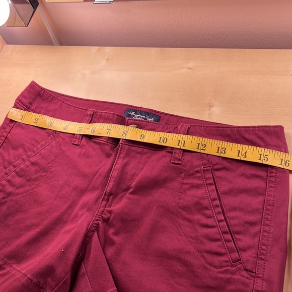 American Eagle Size 4 Burgundy/Merlot Shorts. Cotton/Rayon Blend. - Picture 3 of 6